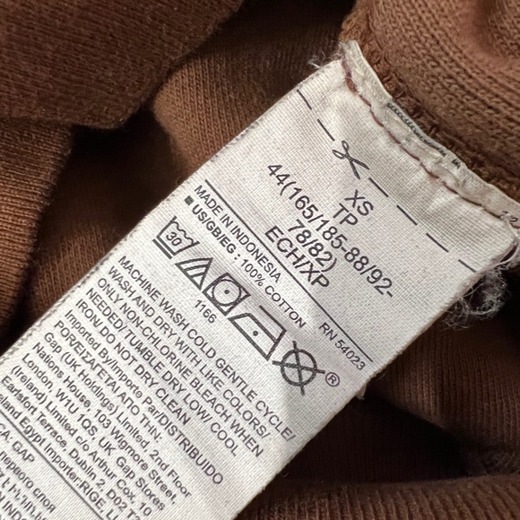 Yeezy x Gap Hoodie Pullover Sweater Sweatshirt Brown - Picture 3 of 4